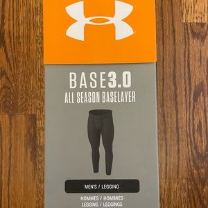 Mens Under Armour all season baselayer pants SZ large
